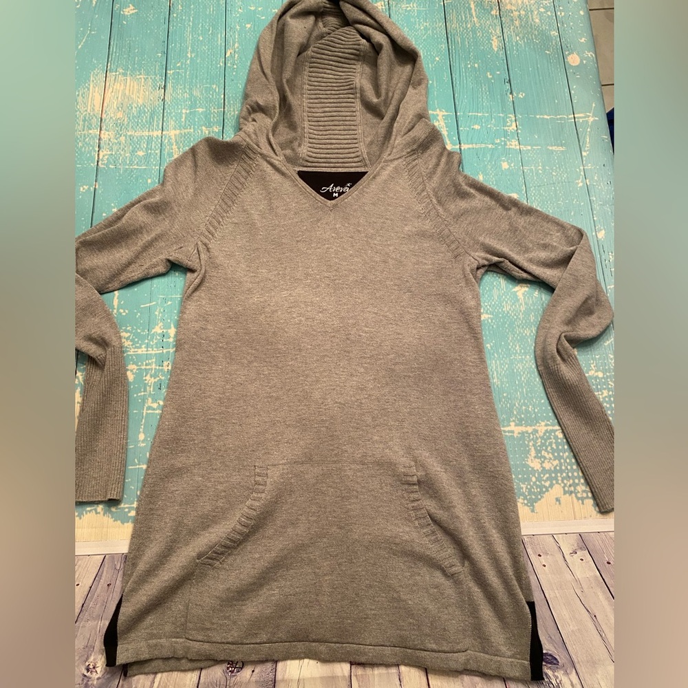 Gray Hooded Sweater